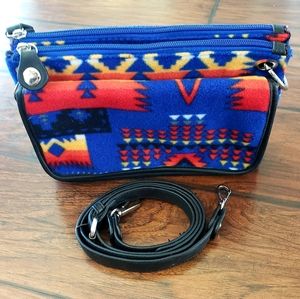 Tribal Print Cross Body Purse